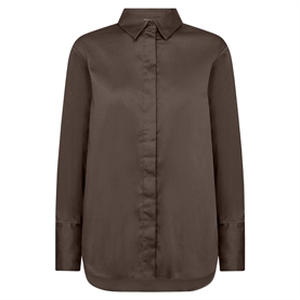 Levete Room LR-SOLID 7 Skjorte, Coffee 